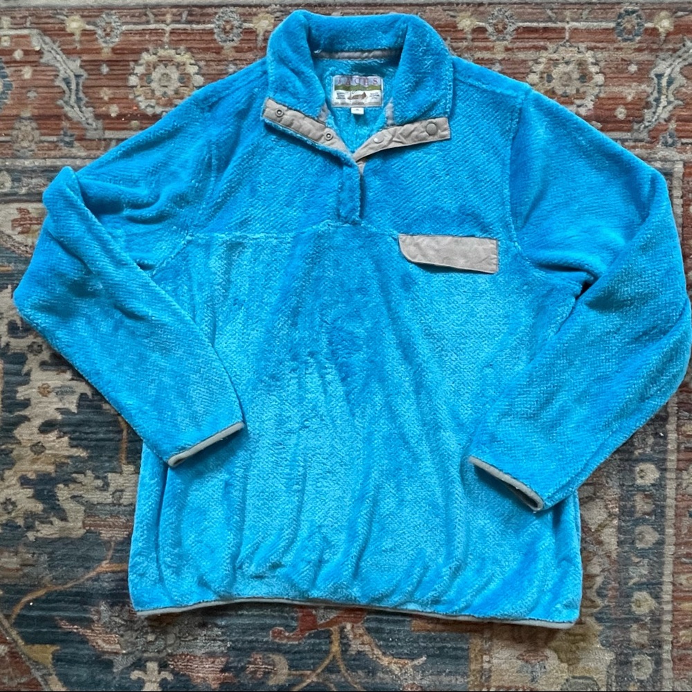 Jachs Blue Outdoor Cabin Fleece Jacket size xlarge